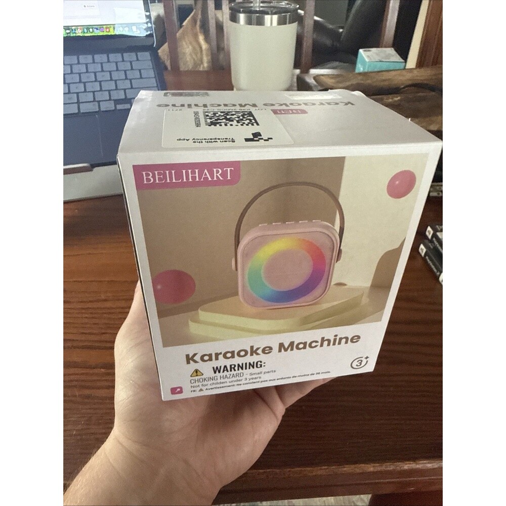 Beilihart Karaoke Machine for Kids -Bluetooth Speaker with Microphone,